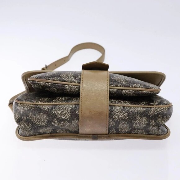 SAINT LAURENT Shoulder Bag PVC Leather Beige Gray Auth bs28744 - Picture 6 of 16